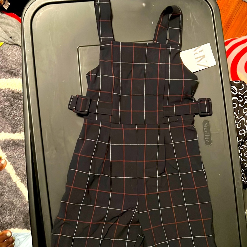 NWT Girls plaid Zara jumper